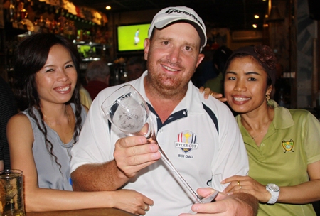 Steve Weller with the Crystal Goblet.